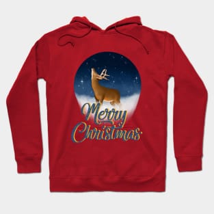 Merry Christmas Rudolph Reindeer Hoodie